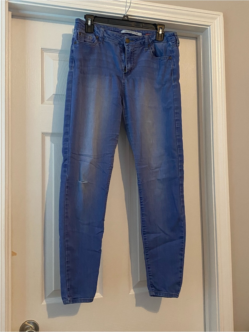 Celebrity Pink Women's Blue Skinny Jeans